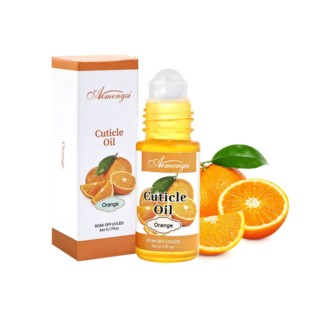 [AMG3] Aceite Hidratante Para Cuticulas Roll On Naranja 10ml