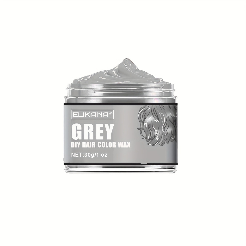 [EKN6] Cera Capilar Tinte Temporal Elikana Gris 30g