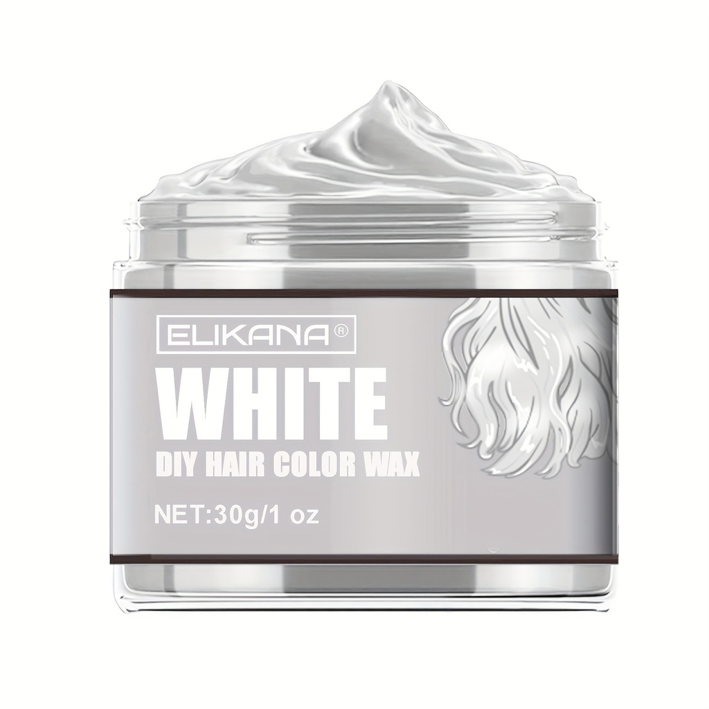 [EKN7] Cera Capilar Tinte Temporal Elikana Blanco 30g