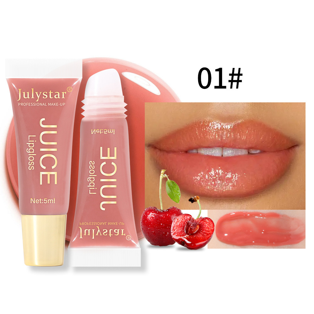 Brillo Labial Lip Gloss Hidratante Frutas Julystar 5ml Cereza