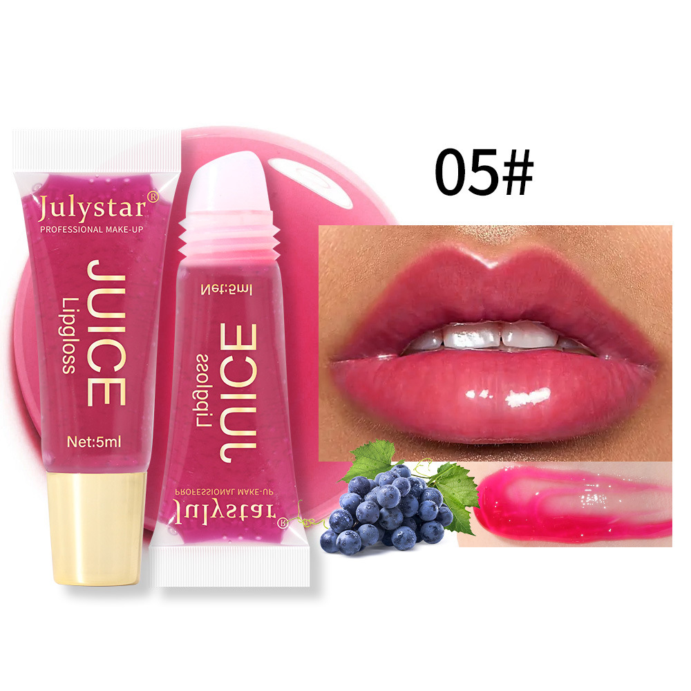 [JLY5] Brillo Labial Lip Gloss Hidratante Frutas Julystar 5ml Arandanos