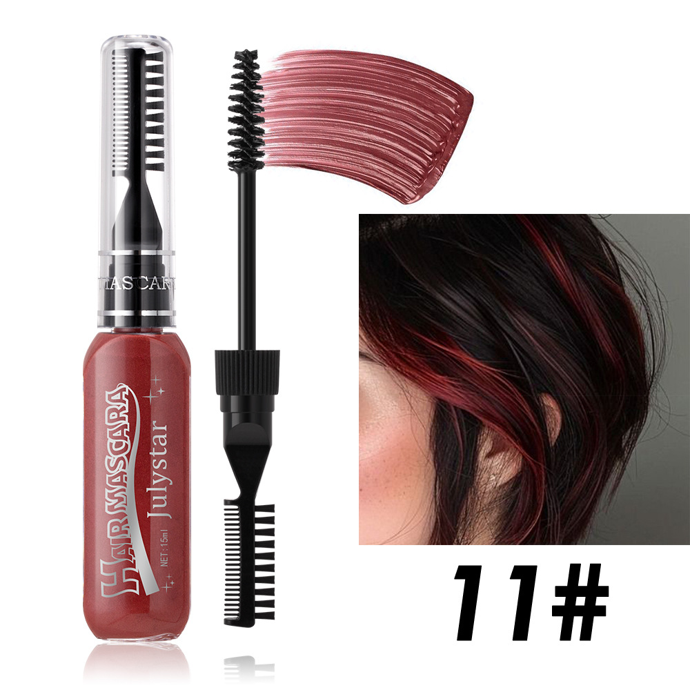 [JLYM11] Rimel Capilar Tinte Temporal Julystar Varios Colores 15ml Vinotinto