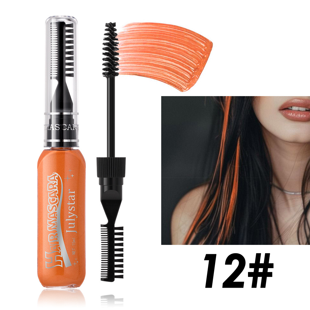 [JLYM12] Rimel Capilar Tinte Temporal Julystar Varios Colores 15ml Naranja