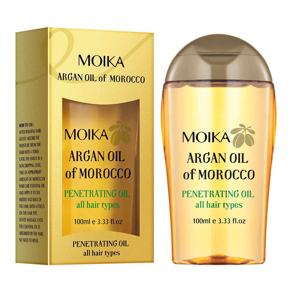 [MOK1] Aceite De Argán Marruecos Moika Tratamiento Cabello 100ml