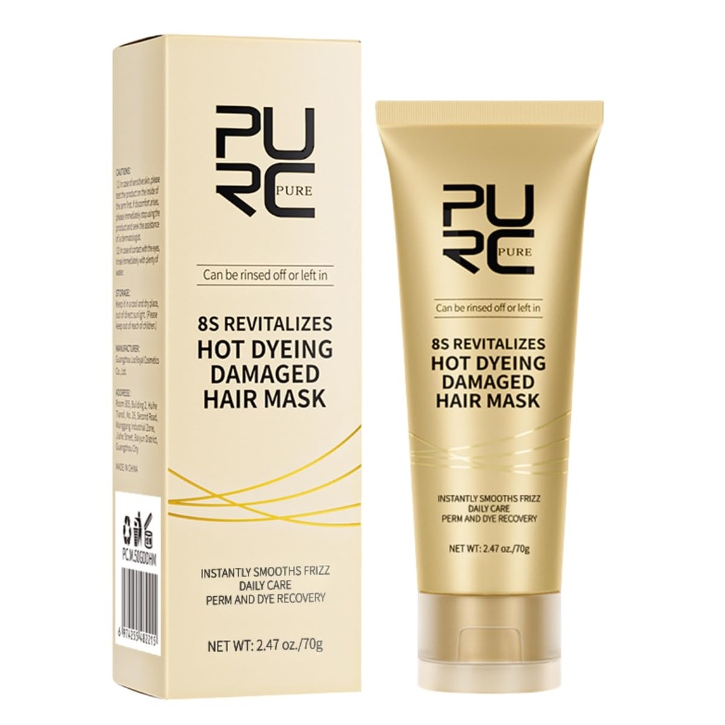 Mascarilla Capilar Reparadora Purc Cabello Dañado 8s