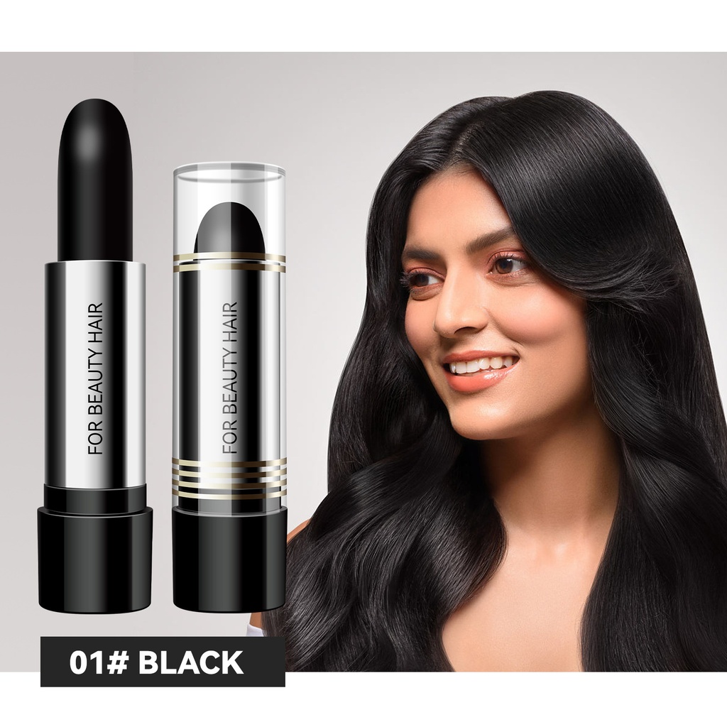 [SML1] Barra Cubre Canas Retocador De Raíz Instantáneo Mlsmile Negro