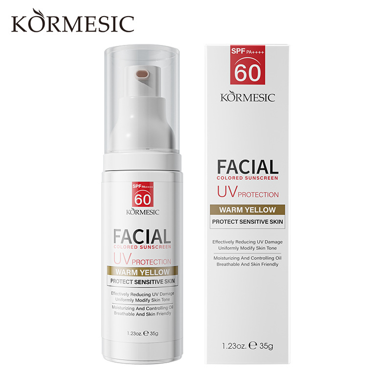 [KMC6] Protector Solar Facial Con Color Spf 60 Kormesic Base 35g