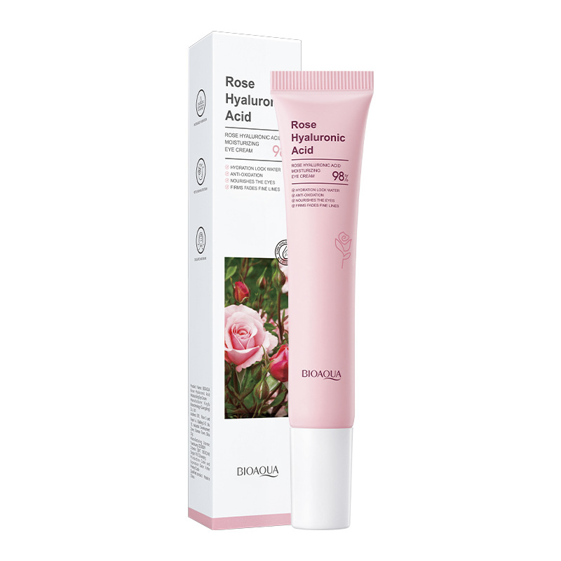 [BQA014] Crema Contorno Ojos Acido Hialuronico Rosas Bioaqua Antiedad