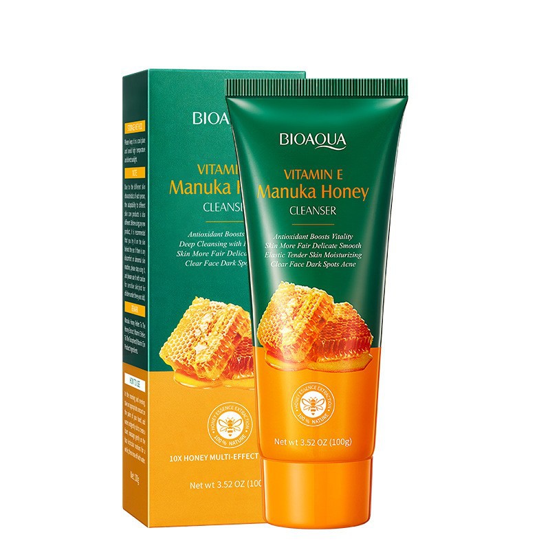 [BQA023] Jabon Limpiador Facial Bioaqua Miel Manuka Manchas 100g