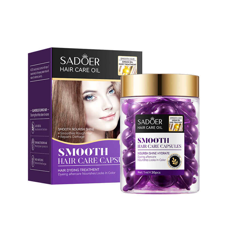 [SDR8] Capsulas Aceite Capilar Sadoer Lavanda Argan Reparador 30u