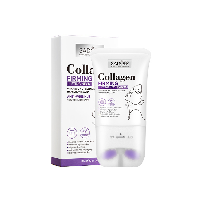 Crema Reafirmante Cuello Papada Rodillo Masajeador Sadoer