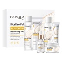 Kit Skincare Bioaqua Rice Raw Pulp 6 Piezas Hidratante