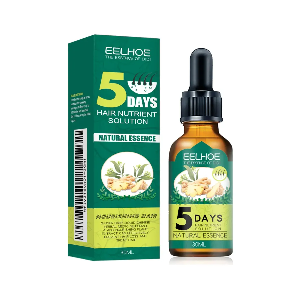 [ELH1] Aceite Esencial de Jengibre Anti Caida Cabello 5 Dias EELHOE 30 ML