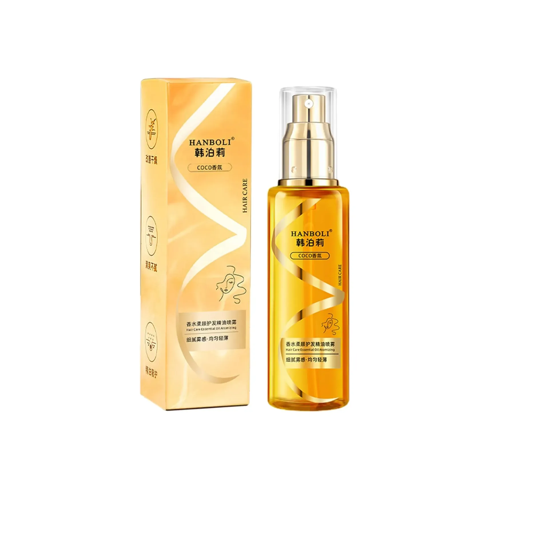 [HBL1] Aceite Capilar Aromatico Spray Coco Hanboli 100 ML