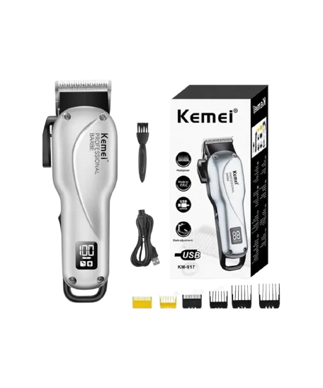 [KM917] Máquina Cortar Cabello Kemei Km-917 Profesional 2600mah