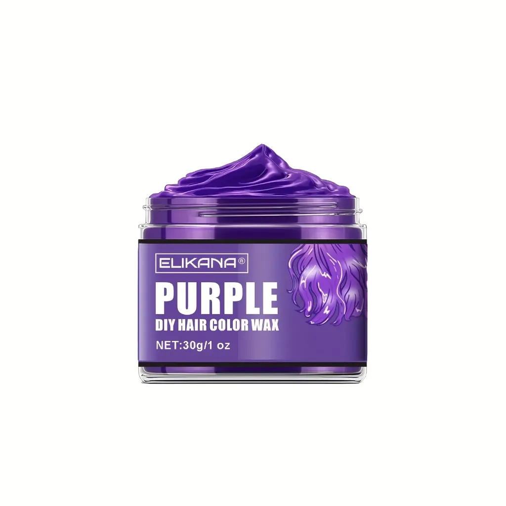 [EKN2] Cera de Color Temporal Instantaneo Purpura Elikana 30 GR
