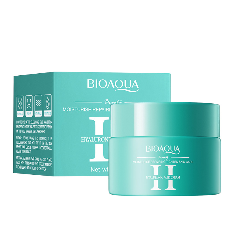 Crema Facial Bioaqua Acido Hialuronico Hidratante Rostro